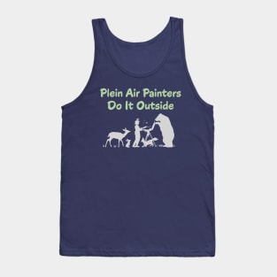 Plein Air Painters Do It Outside - Light Art Tank Top